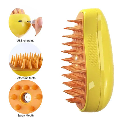 3-in-1 Steamy Pet Brush