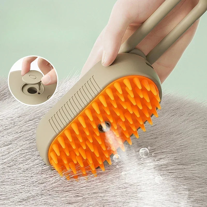 3-in-1 Steamy Pet Brush